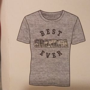 L mens graphic Tee Grandpa
